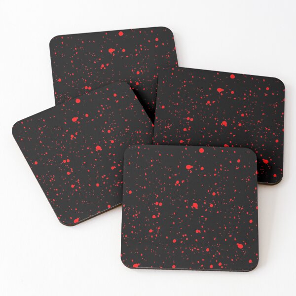 Item preview, Dotty - red colour dots on black  designed and sold by Giree07.