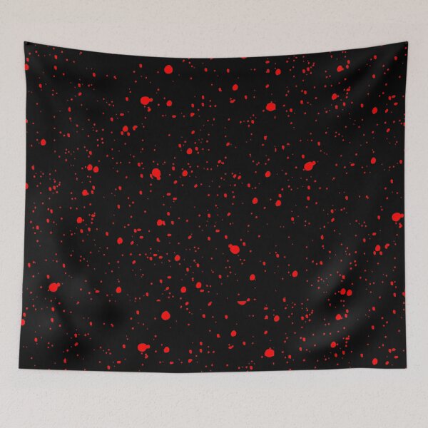 Item preview, Dotty - red colour dots on black  designed and sold by Giree07.