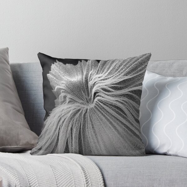 Item preview, Black and White Minimalist Digital Flower designed and sold by Samuel Domínguez Fernández.