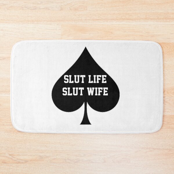 Item preview, Slut Life Slut Wife- Queen Of Spades designed and sold by CoolApparelShop.