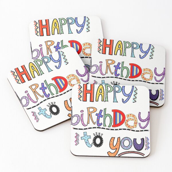 Item preview, Happy Birthday to You Colorful Doodle Design designed and sold by zanydoodles.