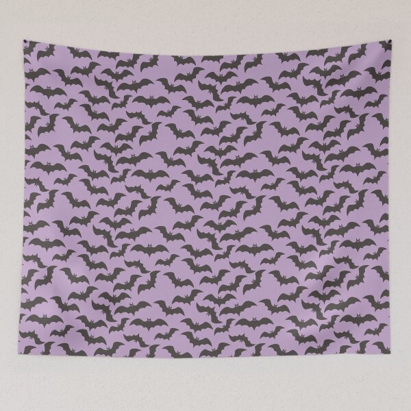 Item preview, Purple and Bats designed and sold by Cass Noel Studio.