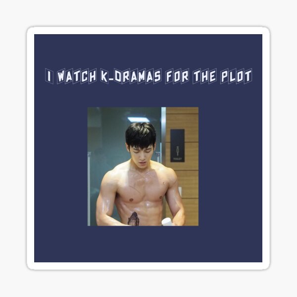 Item preview, I Watch K-Dramas For The Plot designed and sold by kpopkdramamerch.