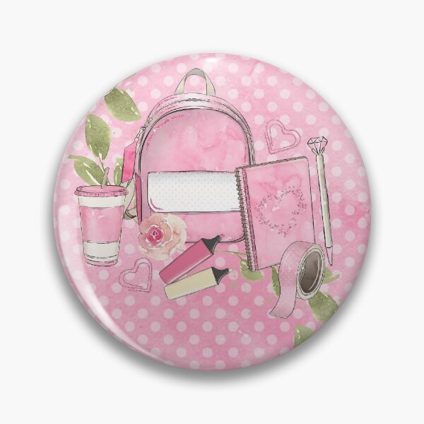 Item preview, Back To School Pink Polka designed and sold by PatternLandia.