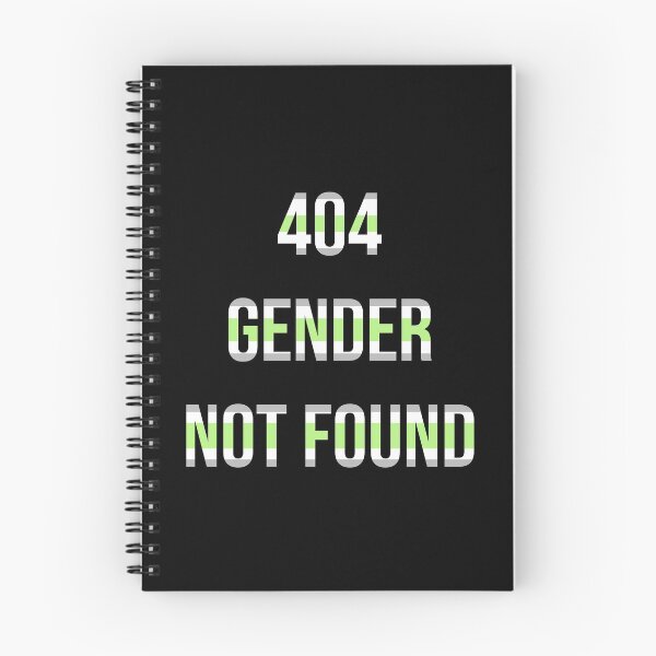 Item preview, Agender 404 gender not found designed and sold by flowerblossoms.