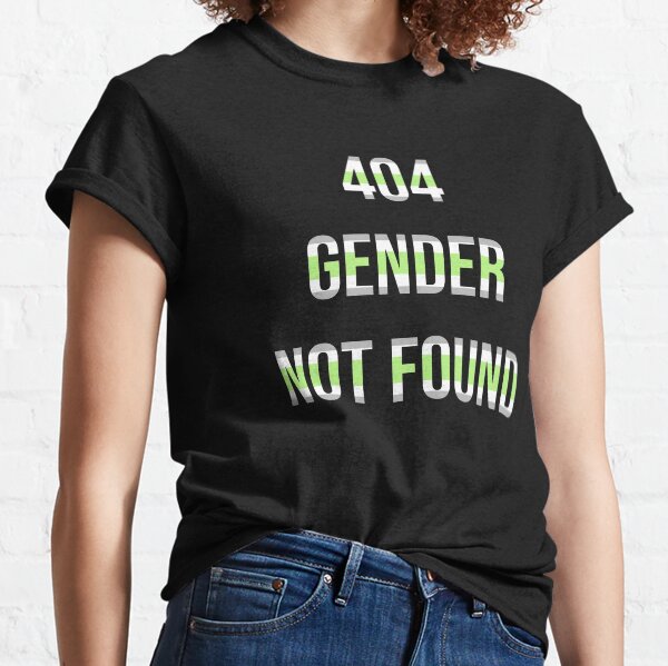 Item preview, Agender 404 gender not found designed and sold by flowerblossoms.