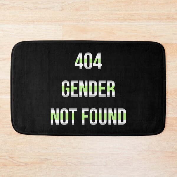 Item preview, Agender 404 gender not found designed and sold by flowerblossoms.