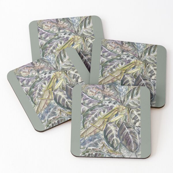 Item preview, Mantis and Maranta Watercolour camouflage designed and sold by Liz HL Art Shop.