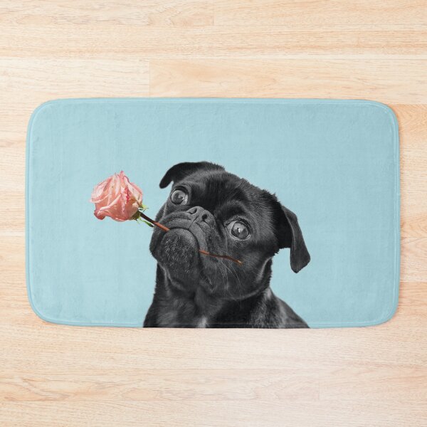 Item preview, Sweet pug in blue designed and sold by ESCAPZ.