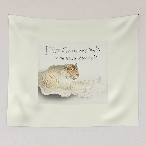 Item preview, William Blake Tyger Tyger  designed and sold by DesignsofNote.