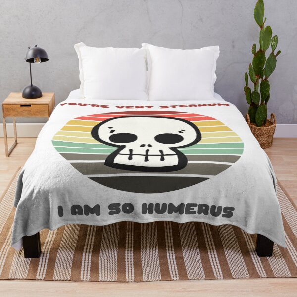 Item preview, Sunset Skull / You're Very Sternum, I Am So Humerus designed and sold by Nathalie Aynié.