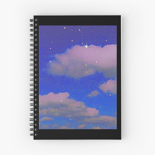 Item preview, Glittery blue clouds pattern designed and sold by DijaOutlet.