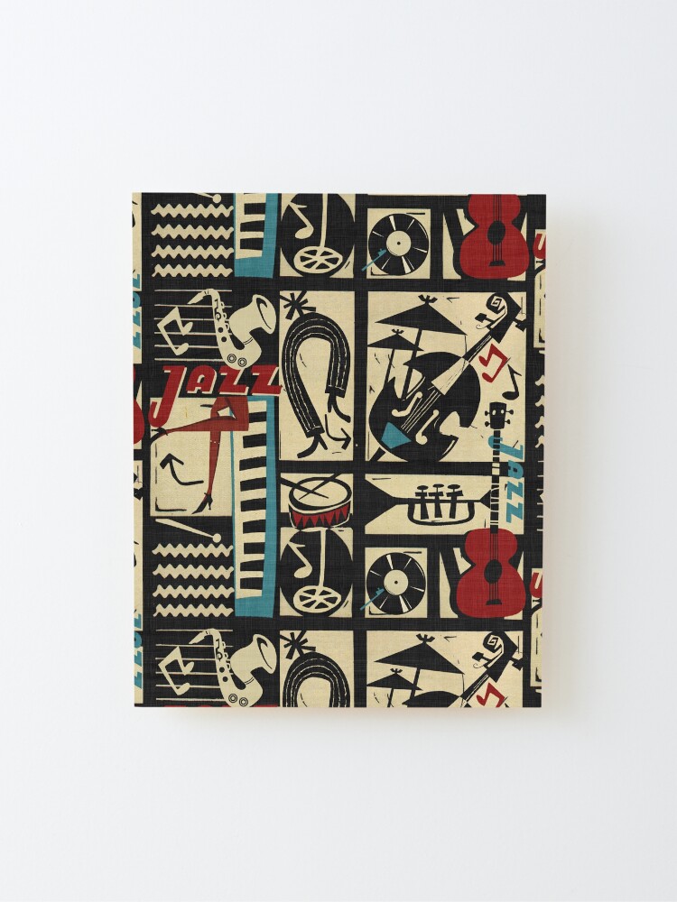 Alternate view of the jazz rythm (full version) Mounted Print