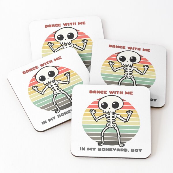 Item preview, Sunset Skeleton / Dance With Me in My Boneyard, Boy designed and sold by Nathalie Aynié.