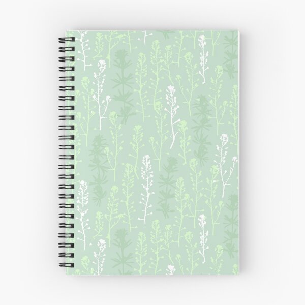 Item preview, Fresh morning greenary. Summer. Wild herbs seamless pattern on delicate green. Stay wild. Wild life designed and sold by Yulia Chepurova.