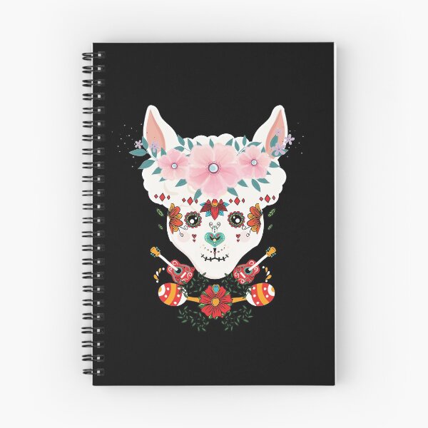 Item preview, LLama dia de los muertos day of the dead Alpaca Calavera designed and sold by NEMRYS.