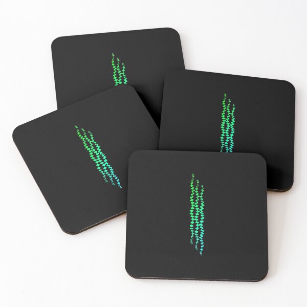 Item preview, Wavy Vertical Pattern (Green to Light Blue) designed and sold by Ludogorek.