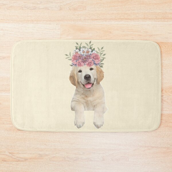 Item preview, Golden Retriever With Flower Crown designed and sold by Ashstone23.
