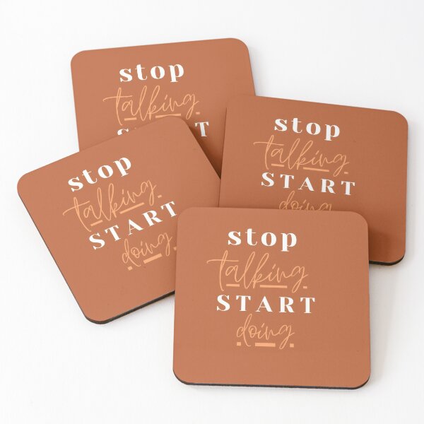 Item preview, stop talking start doing t-shirt designed and sold by Kawtareel.