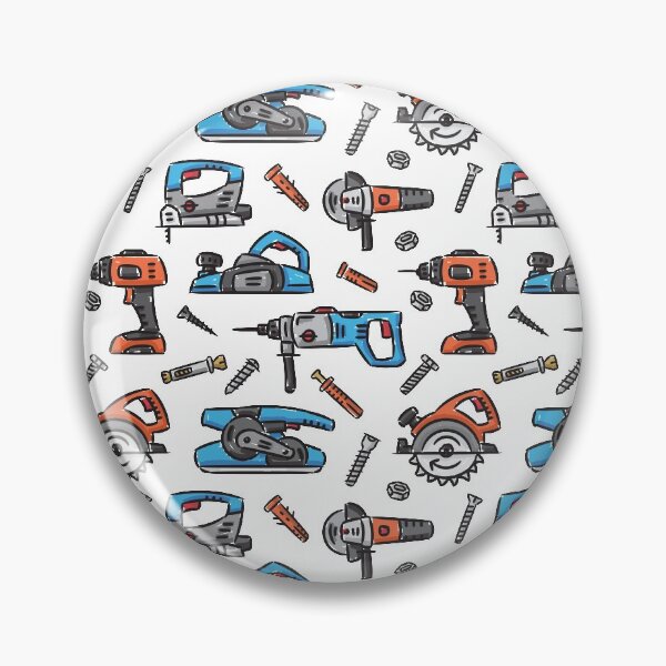 Item preview, Power tools seamless pattern designed and sold by AleksOrel.
