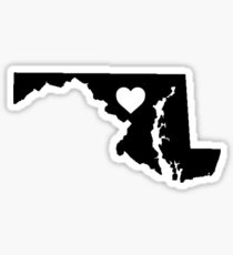 Maryland <3 Sticker