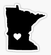 Minnesota <3 Sticker
