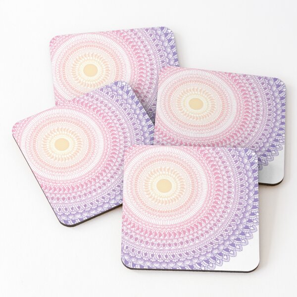 Item preview, Pink and purple intricate mandala art designed and sold by Mandala & More.