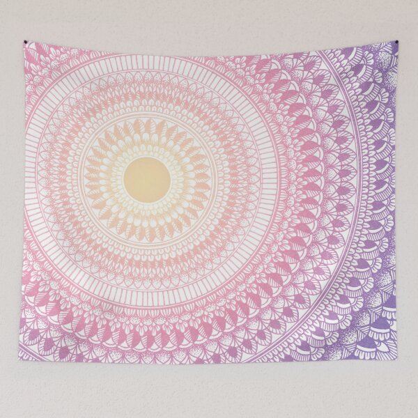 Item preview, Pink and purple intricate mandala art designed and sold by Mandala & More.