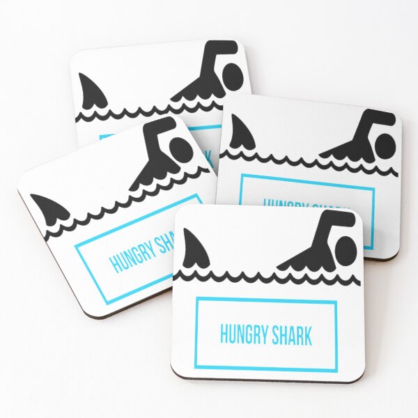 Item preview, hungry shark t-shirt designed and sold by -BENOVI.