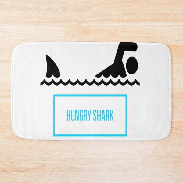 Item preview, hungry shark t-shirt designed and sold by -BENOVI.