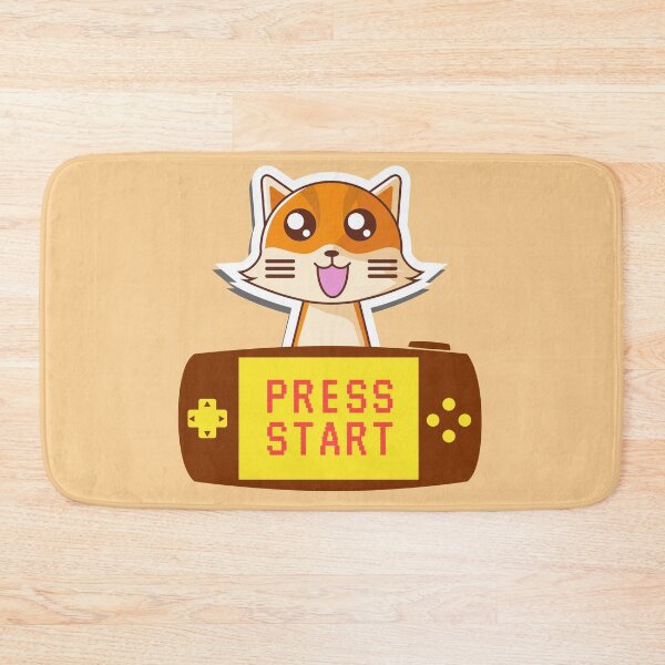 Item preview, Press Start designed and sold by Lovely-Cat-Shop.