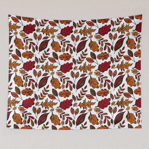 Item preview, Pattern leaf forest autumn trees lose leaves Dirty pattern mask in colorful self-made designed and sold by Shirtilike.