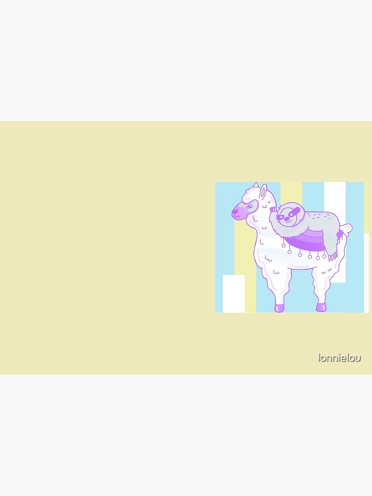 Alpaca & Sloth Best Friends by lonnielou