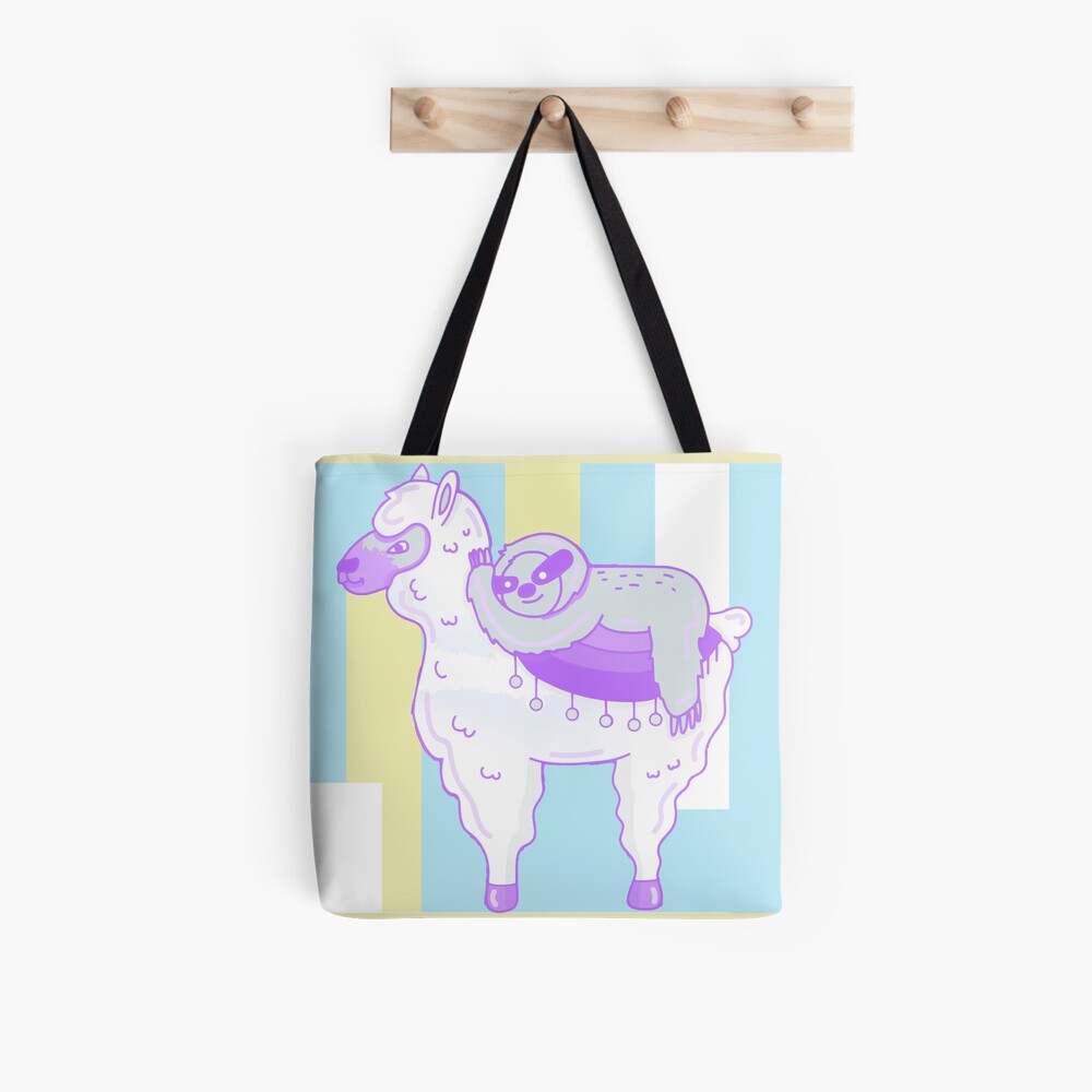 Alpaca & Sloth Best Friends Tote Bag