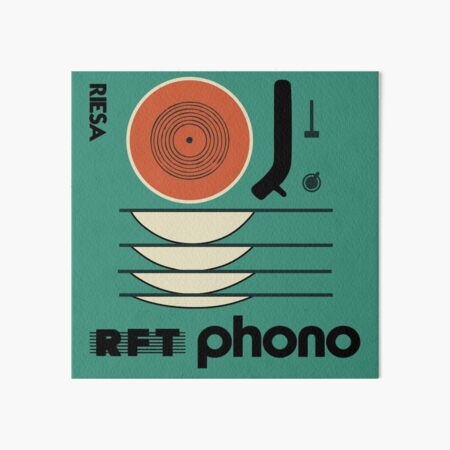 Vintage Vinyl Record German Matchbox Design Art Board Print