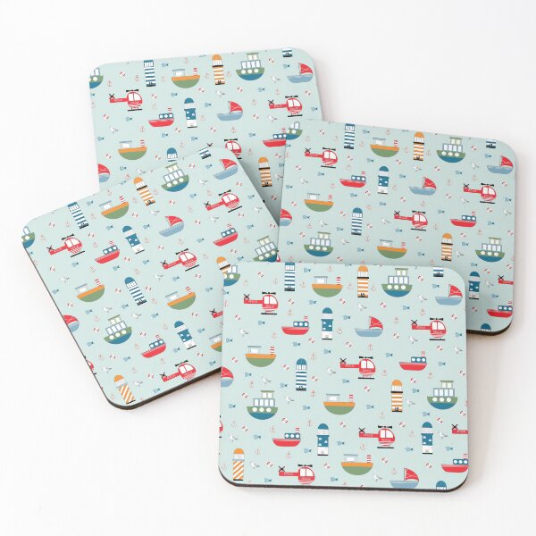 Item preview, Pale Blue Seaside/Nautical Scene designed and sold by shadowbright.