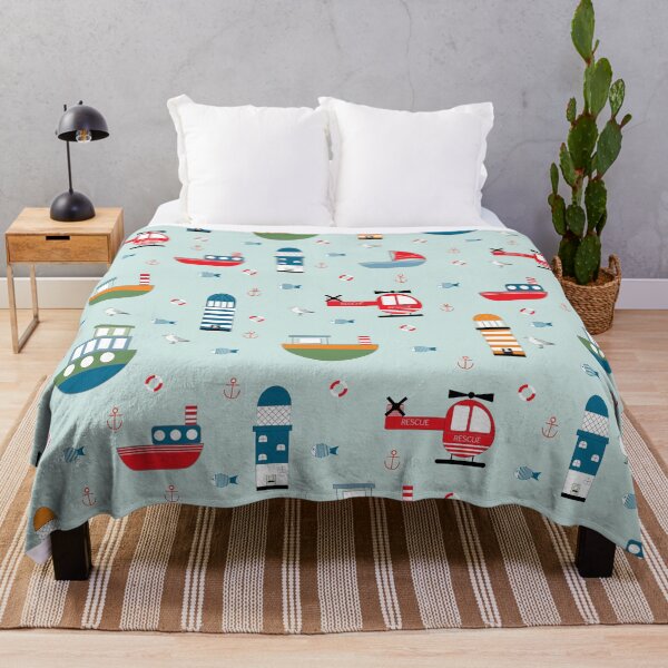 Item preview, Pale Blue Seaside/Nautical Scene designed and sold by shadowbright.