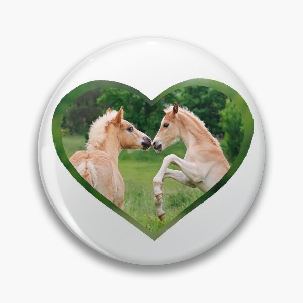 Item preview, Funny Haflinger foals playing and rearing designed and sold by Katho Menden.