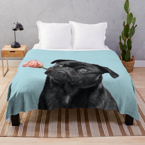 Item preview, Sweet pug in blue designed and sold by ESCAPZ.