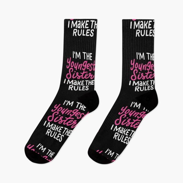 Item preview, Youngest Sister I Make The Rules Gift For Young Sis designed and sold by haselshirt.