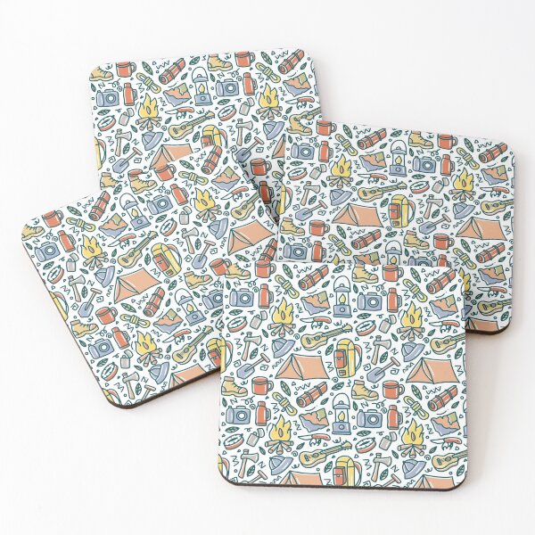 Item preview, Doodle Camping Adventure Elements designed and sold by Vector Scout Lab.