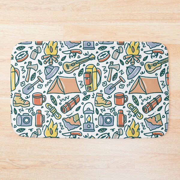 Item preview, Doodle Camping Adventure Elements designed and sold by Curio Meridian.