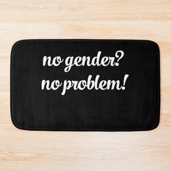 Item preview, No gender no problem - agender pride  designed and sold by flowerblossoms.