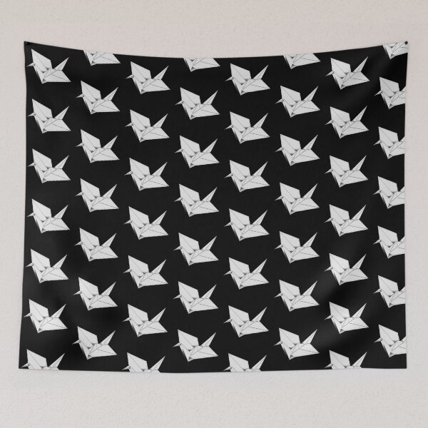 Item preview, Paper crane, black designed and sold by Artthensleep.