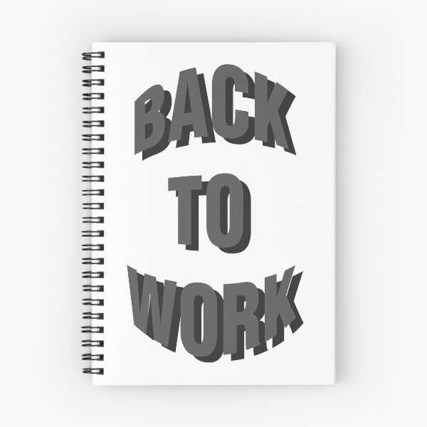 Item preview, Back to work  designed and sold by redgoch.