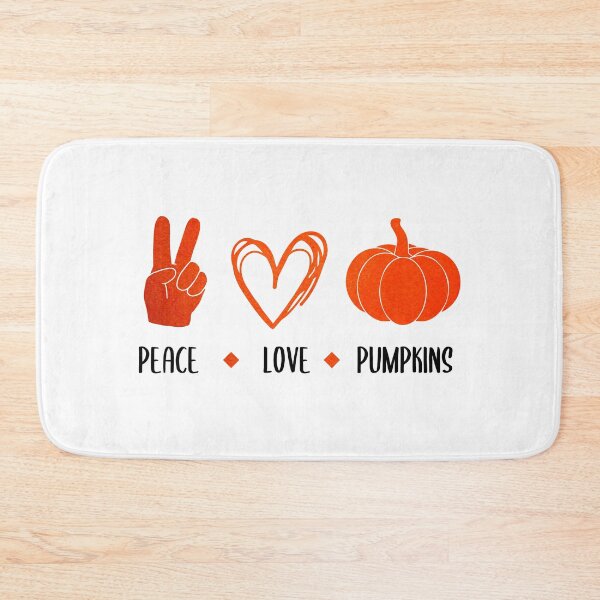 Item preview, peace love pumpkin (orange) designed and sold by AdelDa19.