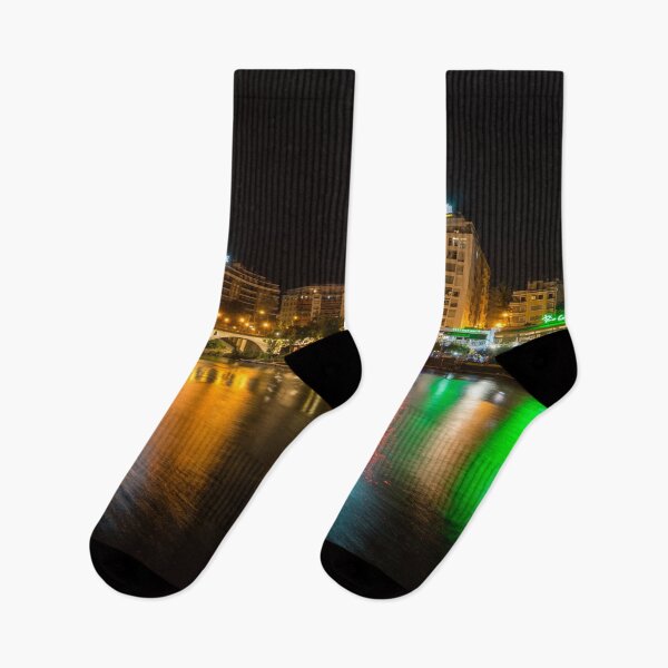 Item preview, Vivid Velvety Currents - Guadalquivir River Triana and Saint Telmo Bridge Puente de San Telmo designed and sold by Georgia Mizuleva.