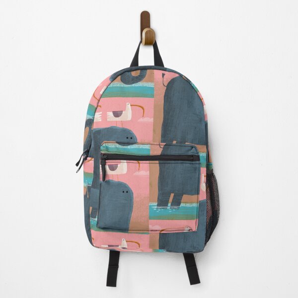 Item preview, Elephant with pesky birds designed and sold by gklucas.