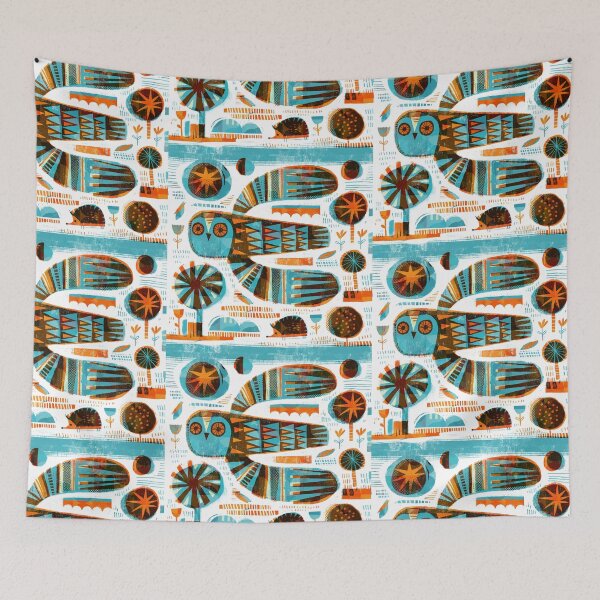 Item preview, Owl and hedgehog  designed and sold by gklucas.