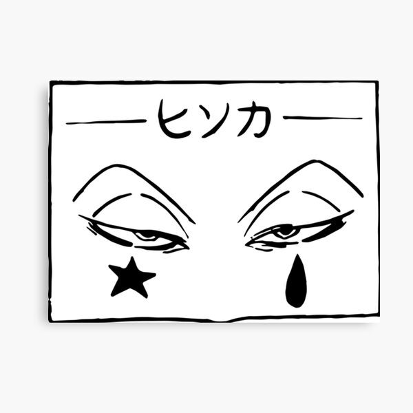 Hisoka Canvas Prints Redbubble - kurta eyes roblox